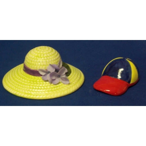 Plaster Molds - Small Straw Hat & Ball Cap